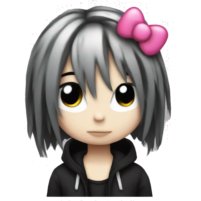 Hello kitty emo emoji