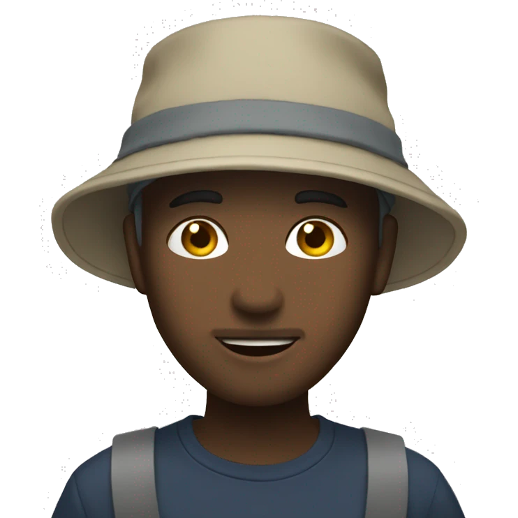 Bucket hat emoji
