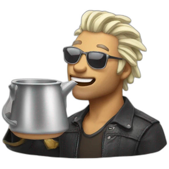 Thé rock emoji
