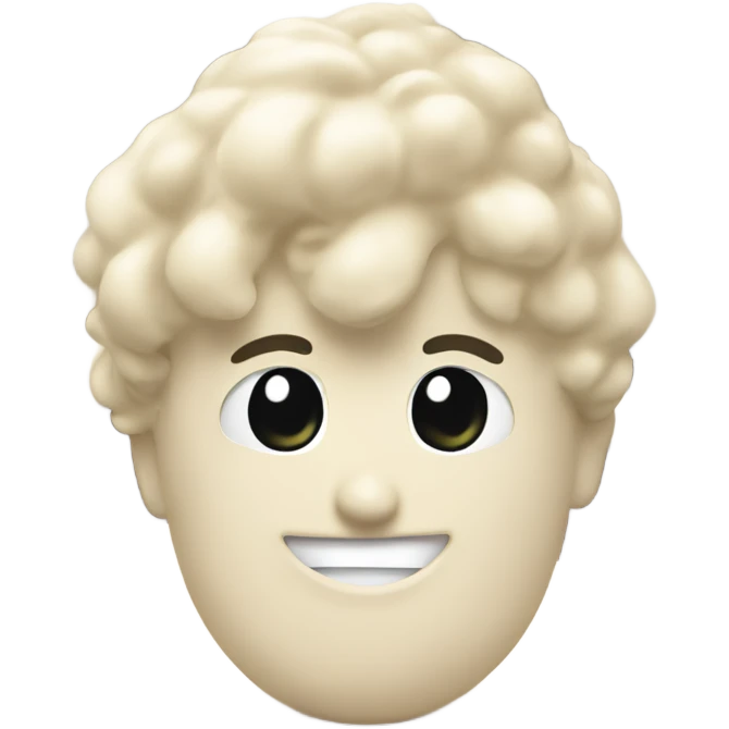 Cream on a kitchen bench  emoji
