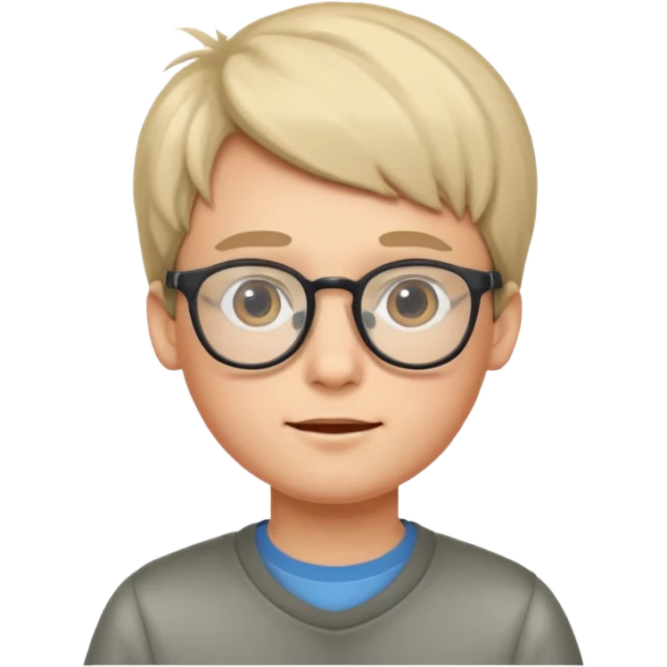 boy glasses on head  emoji