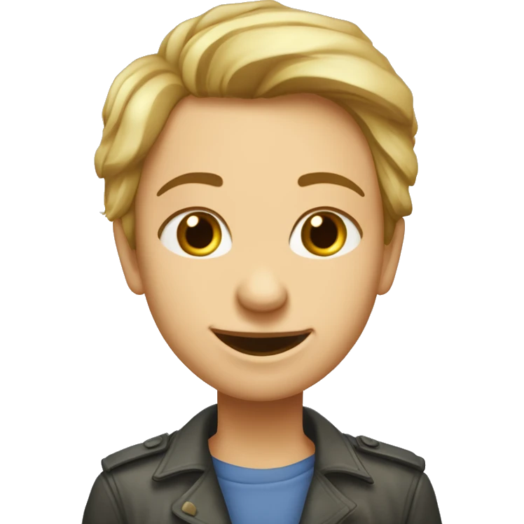 девушка с грустным лицом, с русыми прямыми волосами. один человек emoji