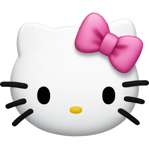 hello kitty bow emoji