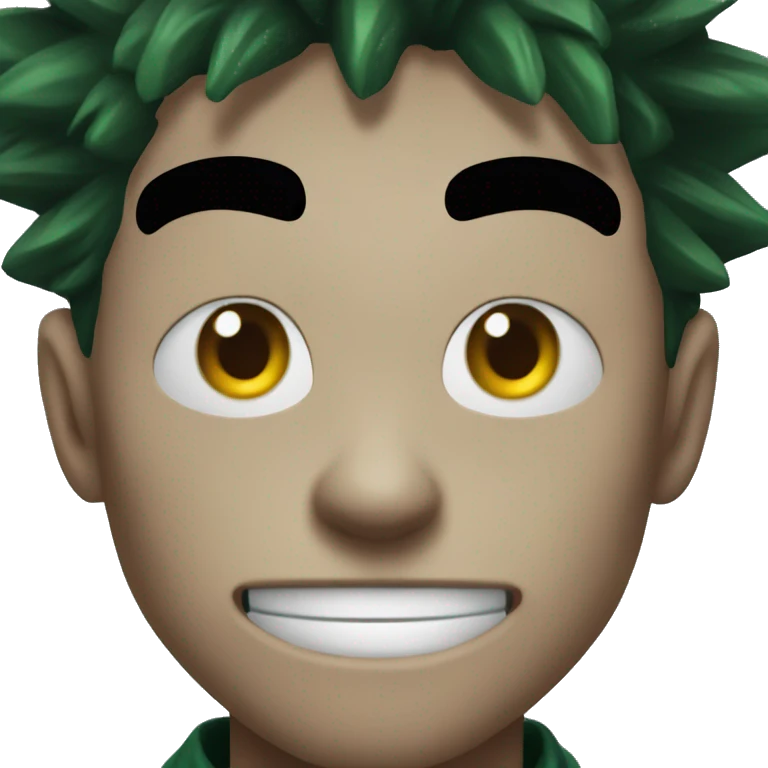 Vigilante Deku scary emoji