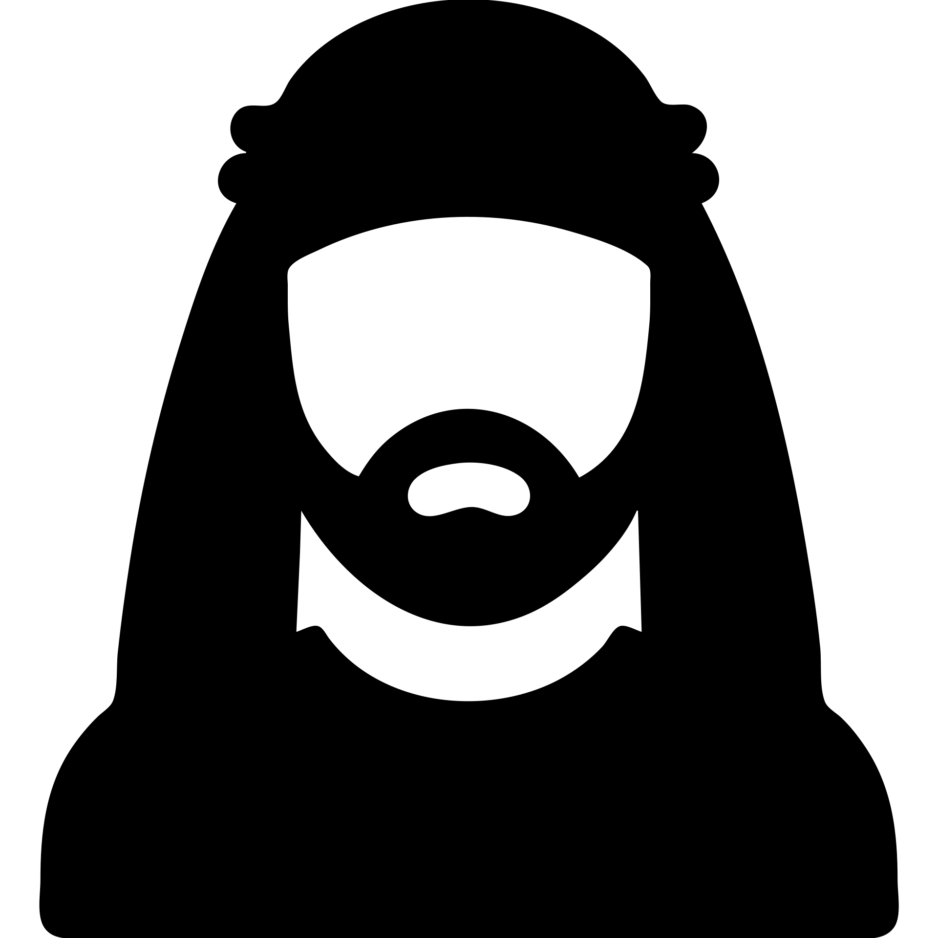 arab man solid filled icon emoji