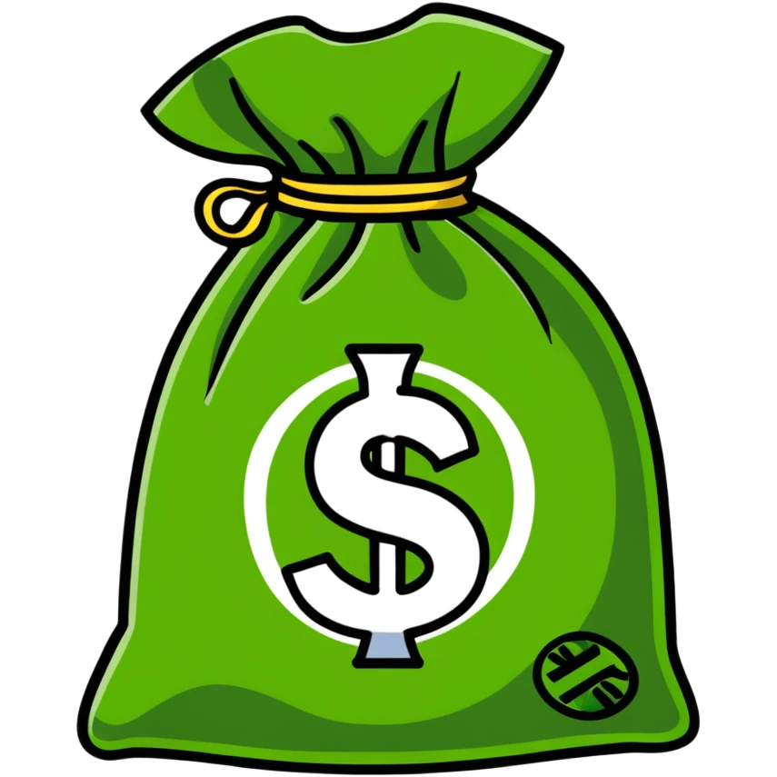 Money bag with yuan symbol emoji