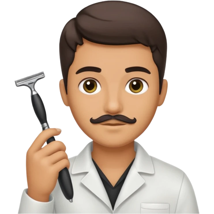 hairdresser razor emoji