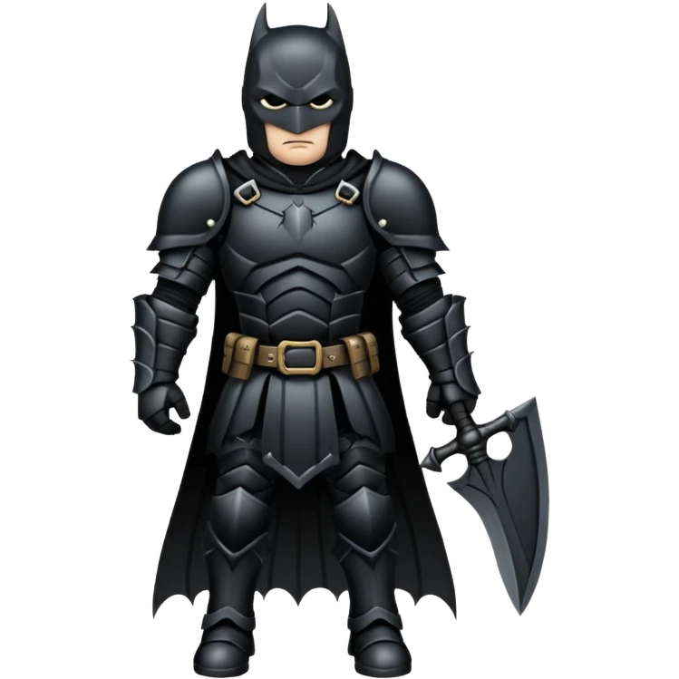 Gothic dark knight black armor  emoji