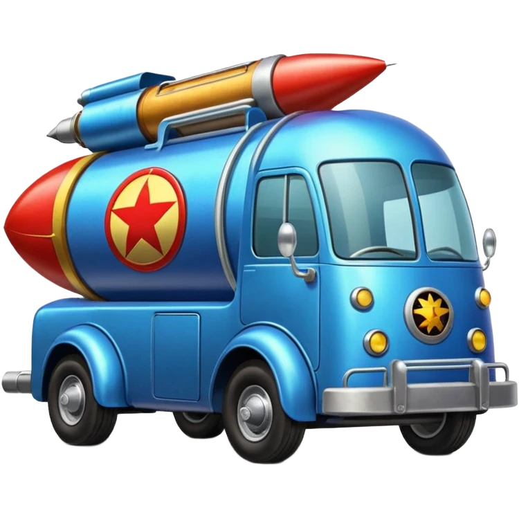 Heroic SuperBug Ron’s exterminator superminator antique rocket powered moving van (motto: Killing bugs is fun) emoji