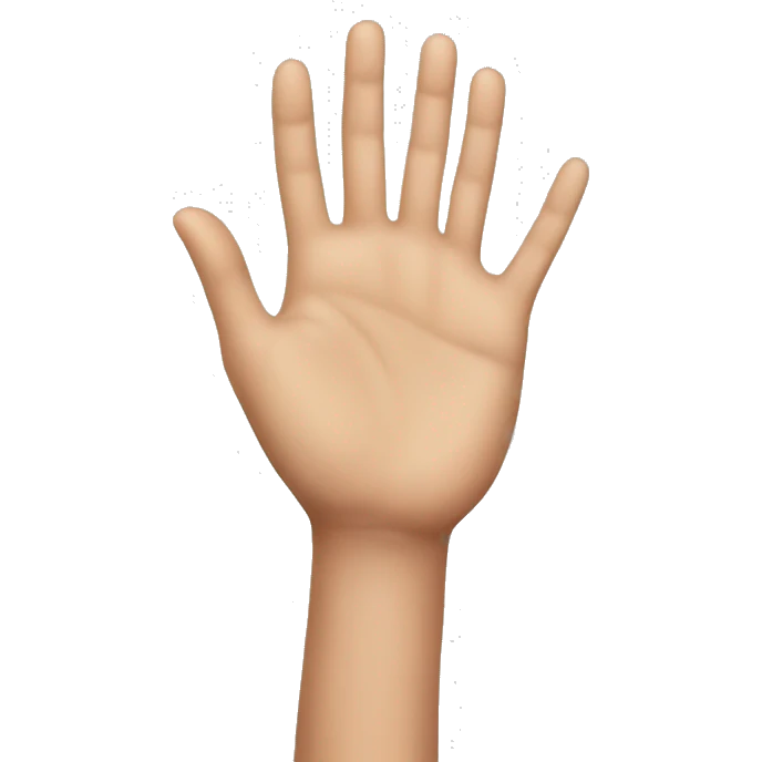 Hand for parpose someone emoji
