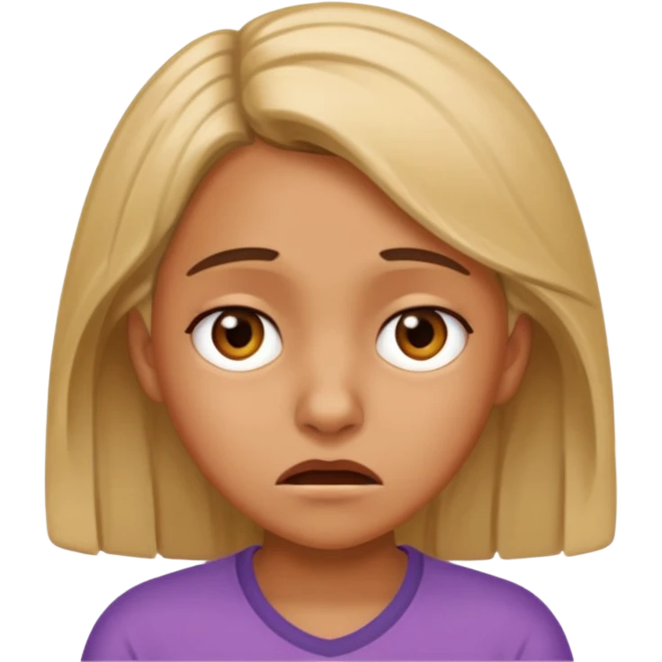frustrated female aged 10 emoji emoji