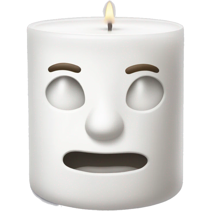 White scented candle emoji