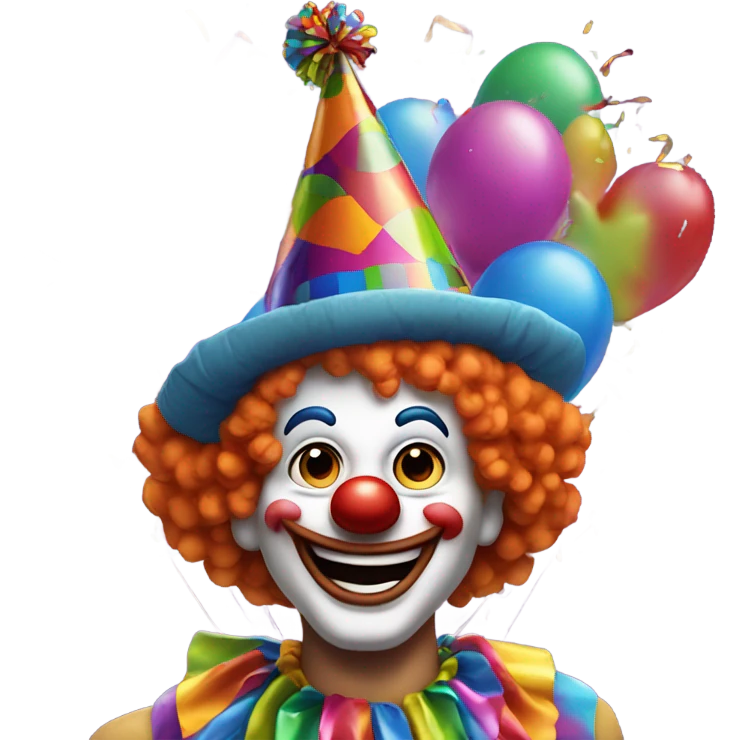 Art the clown partying  emoji