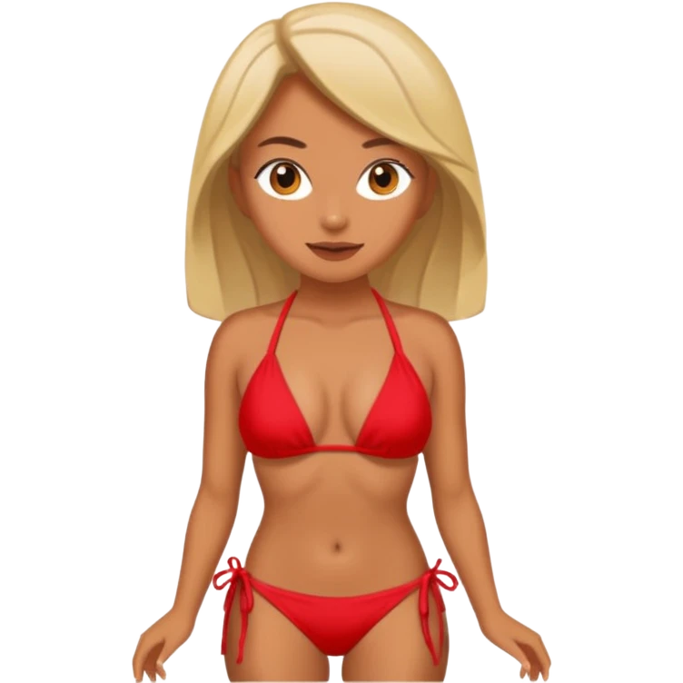 bikini red emoji