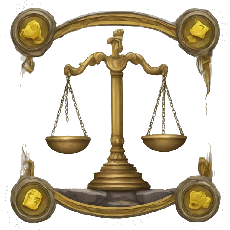 Tarot justice card emoji