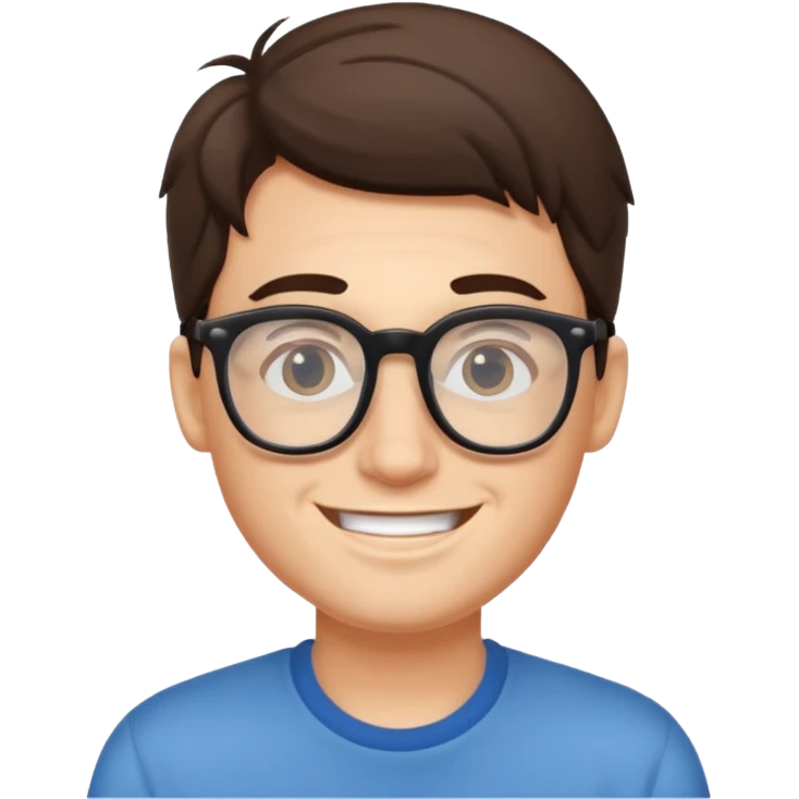 chill guy wearing glasses emoji