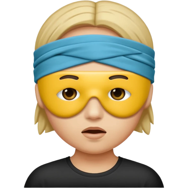 Blindfolded emoji