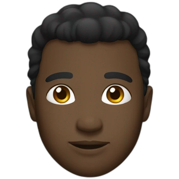 Black lan emoji
