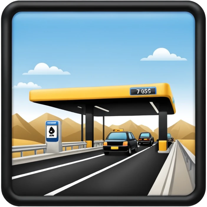 expressway toll station emoji