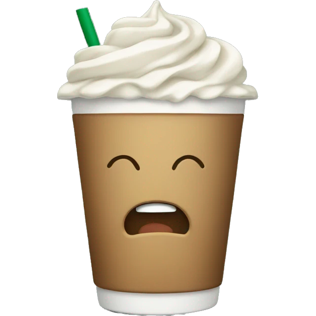 Vaso de Starbucks emoji