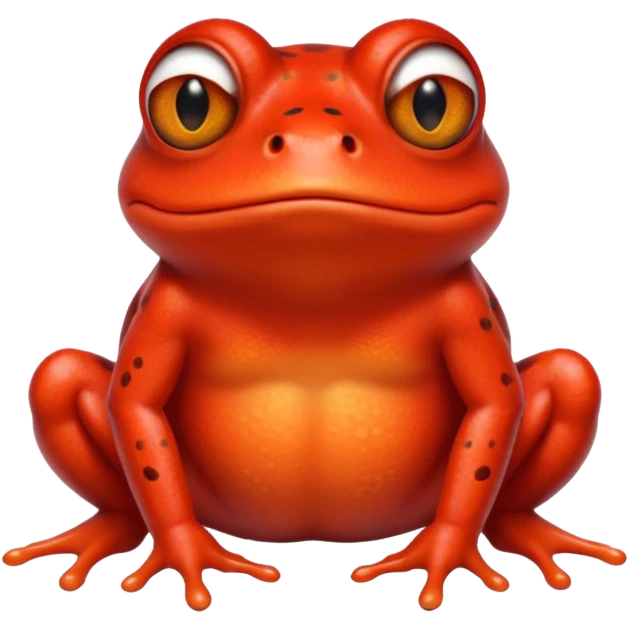 angry red face fuming frog emoji