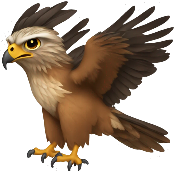 Hawk emoji