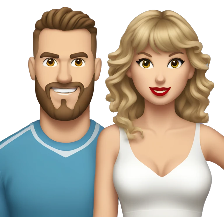 Taylor Swift & Travis Kelce  emoji