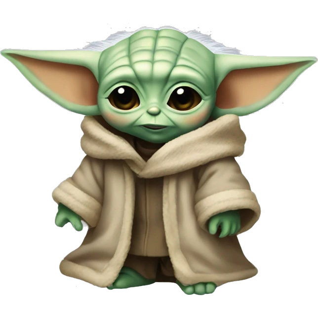 silindir şapkalı baby yoda emoji