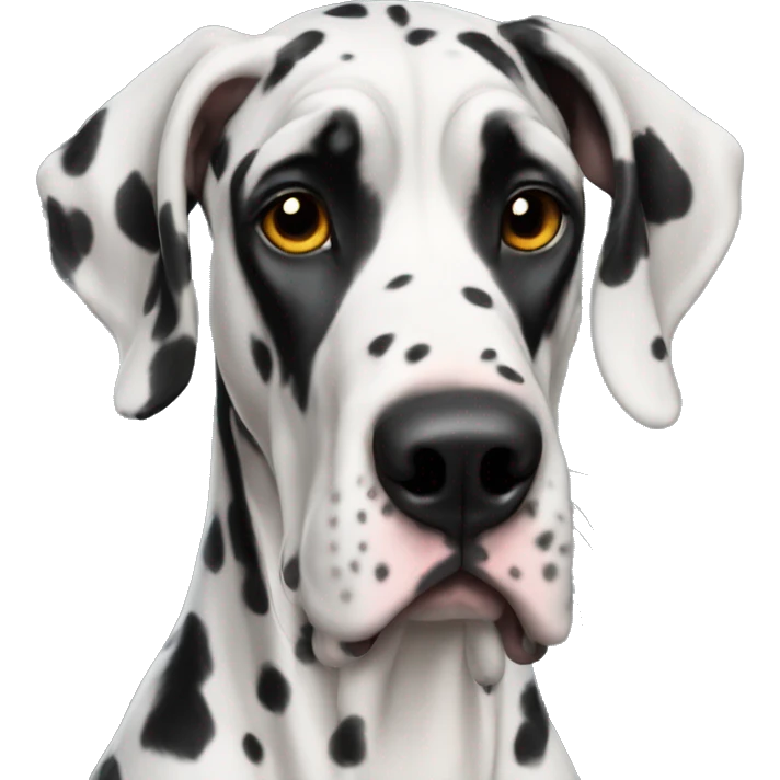 harlequin great dane emoji