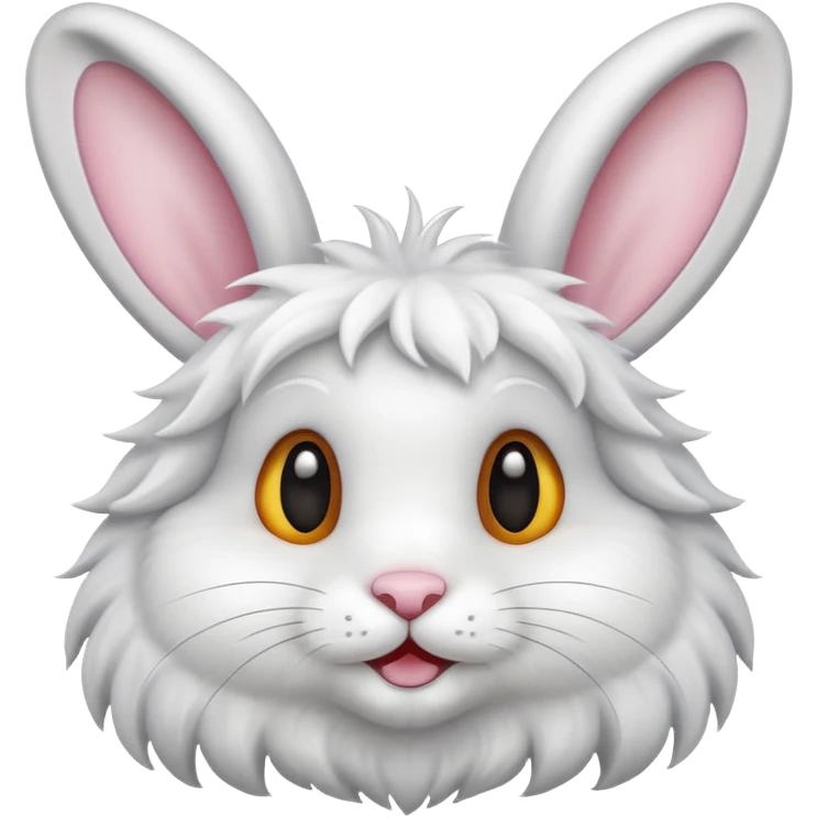 Funny bunny emoji