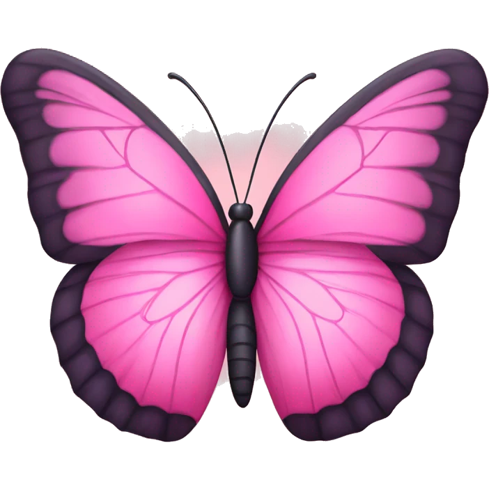 pink butterfly  emoji