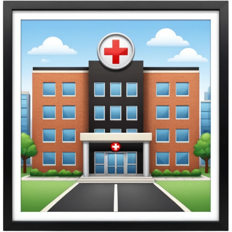 HOSPITAL desde fuera  emoji