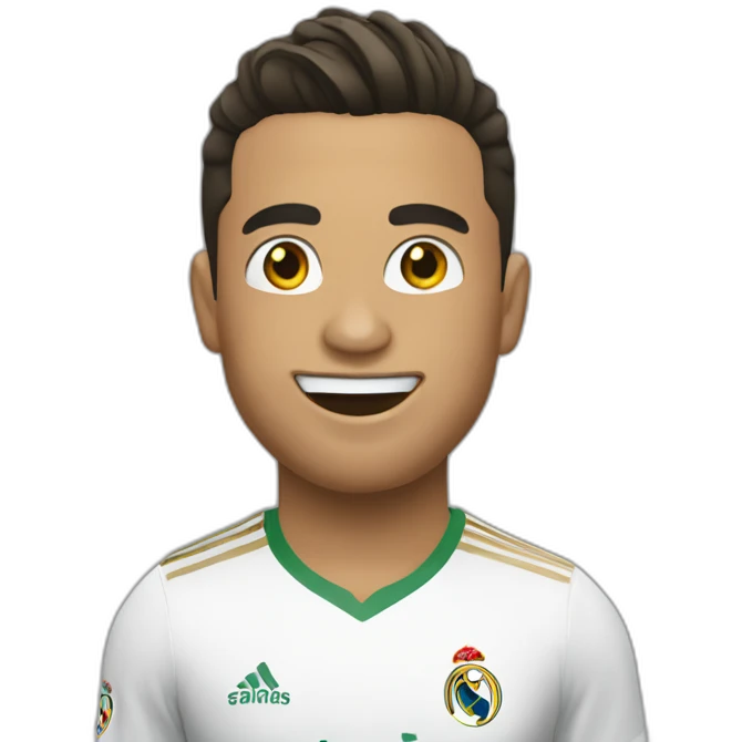 Ronaldo qui rigole emoji