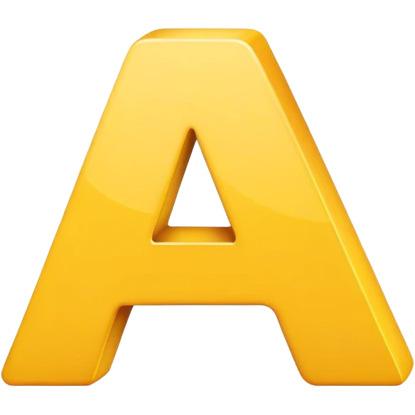 Letter A emoji