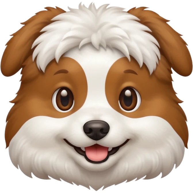 Cute focus dog emoji