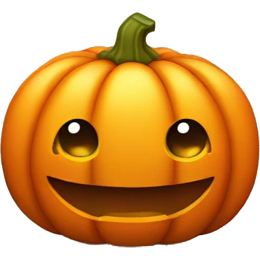 Cute pumpkin  emoji