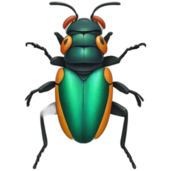 Insecto en ambar emoji
