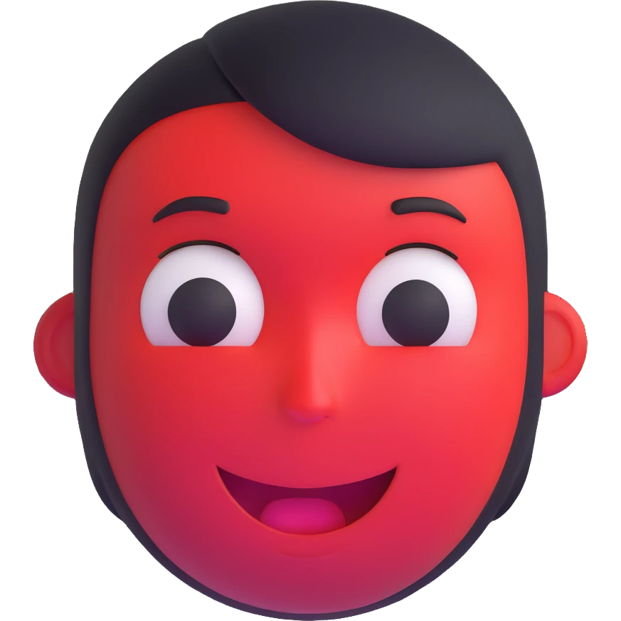 embarrassed face with red cheeks and awkward smile emoji