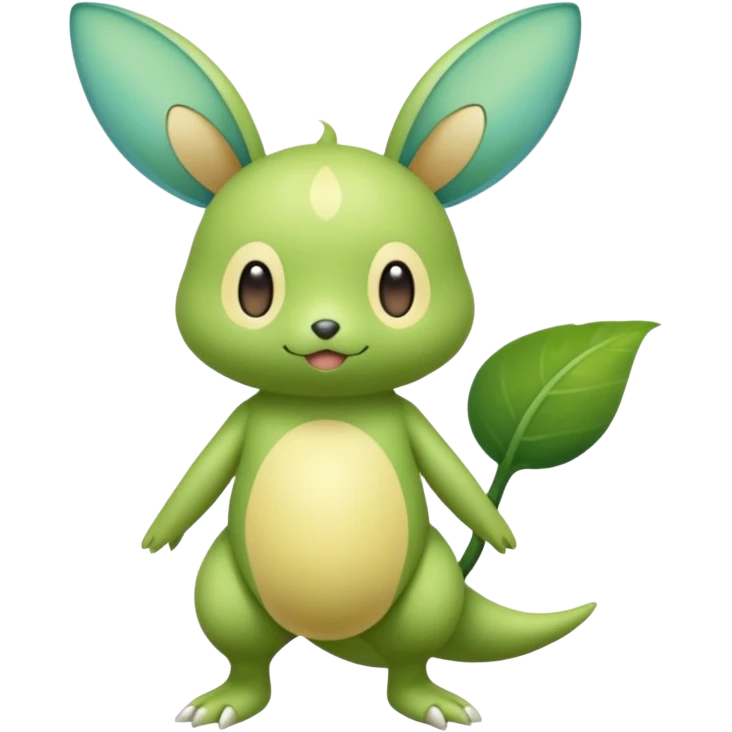 Petilil-Palpitoad-Minun-fusion (full body) emoji