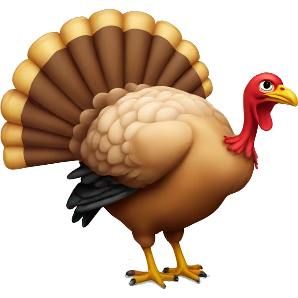 Trump with turkey emoji