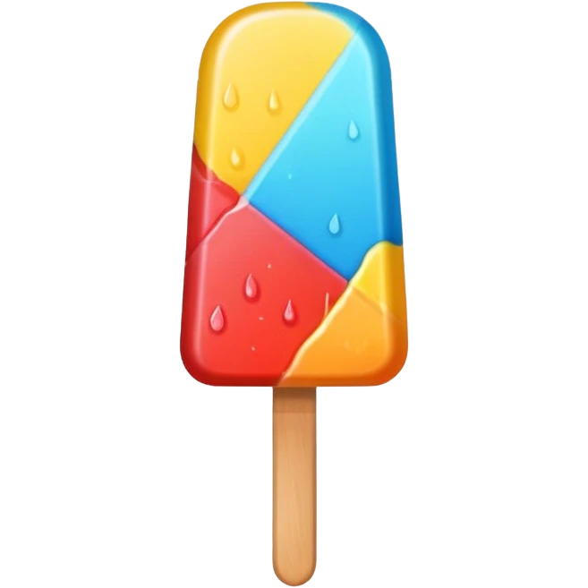 Colorful popsicle  emoji