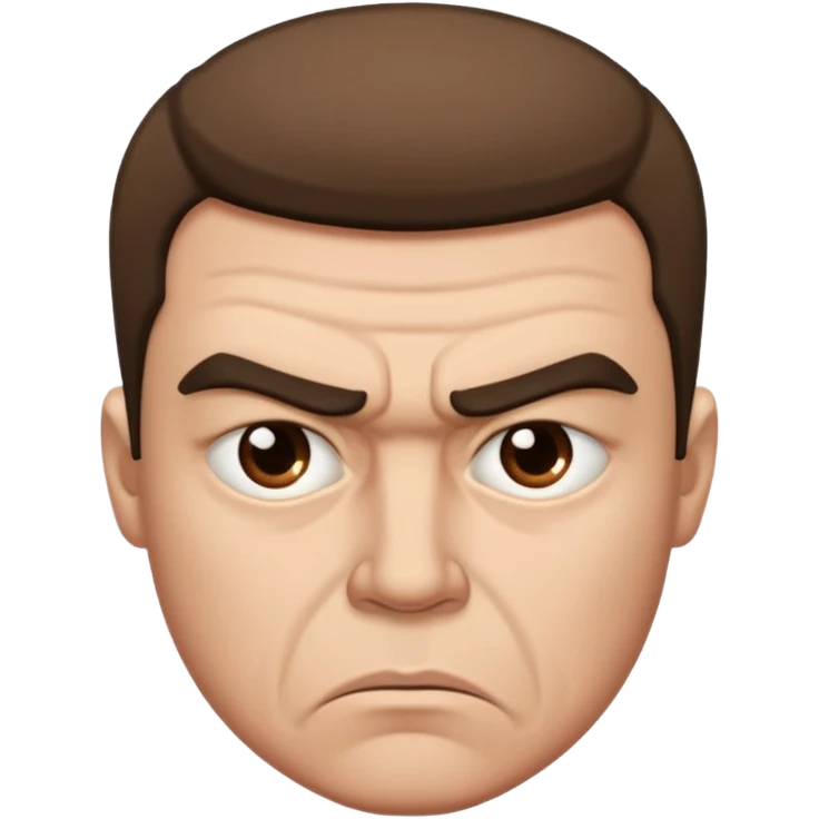 man both sad and angry emoji