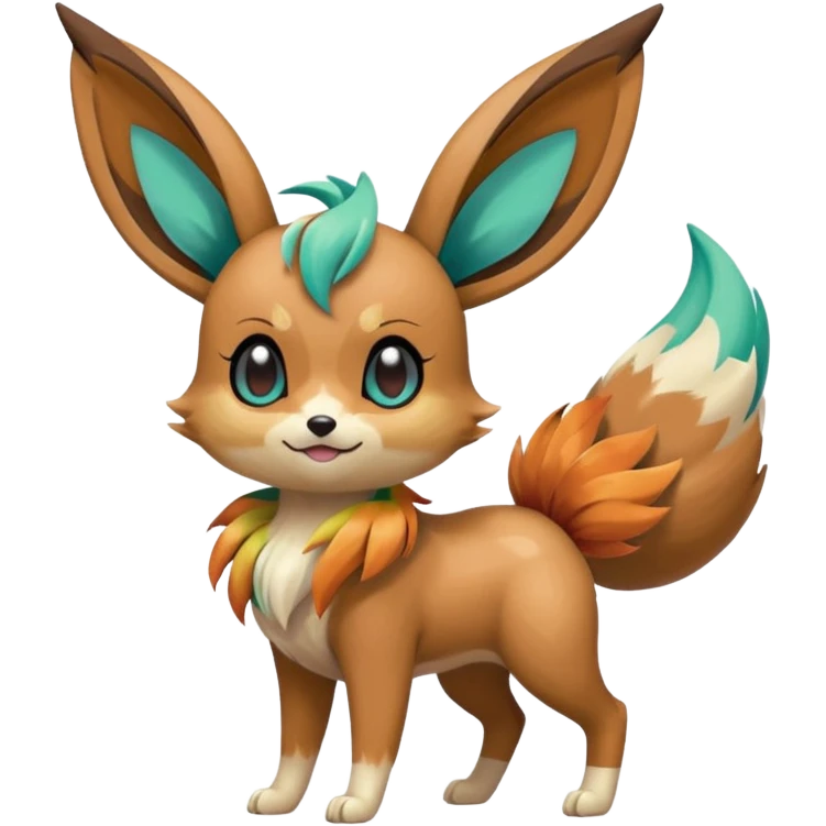 Meloetta-Eevee-Pokémon-Fakémon-creature emoji