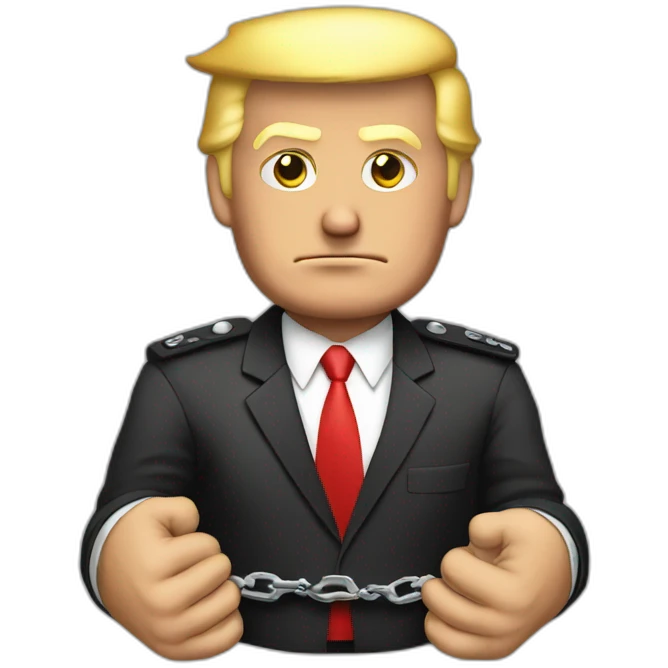 trump-in-handcuffs emoji