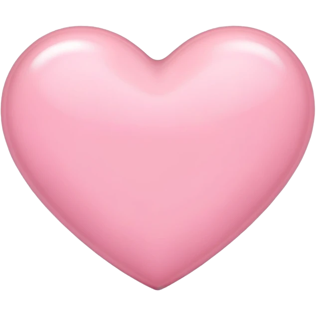 Light pink heart emoji