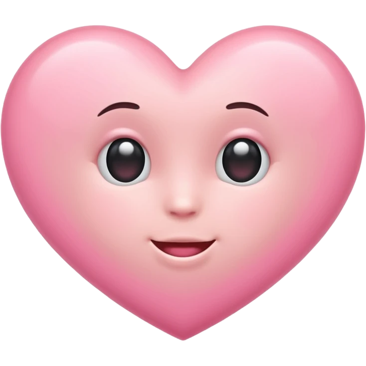 a babypink heart imoji emoji