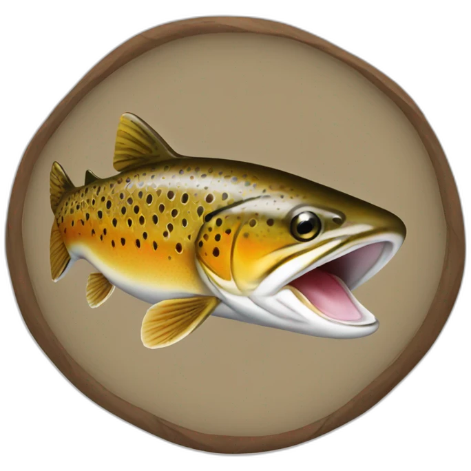 brown trout emoji