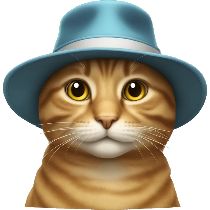 Cat with hat emoji