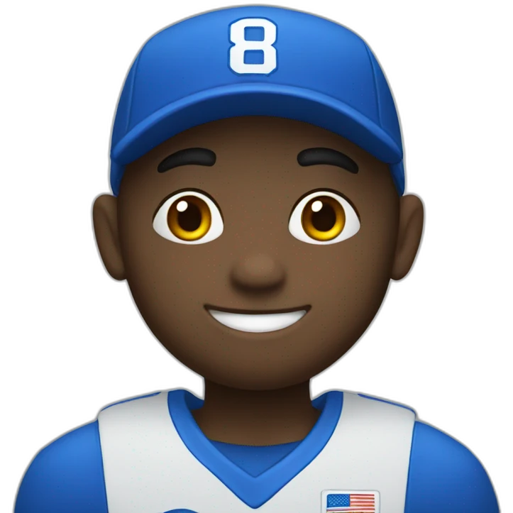blue go mascot emoji