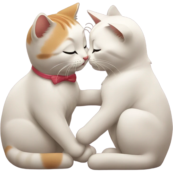 cats kisses emoji